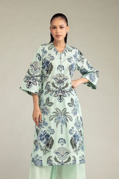 Printed | Cambric | Floral Cambric Kurta | GBP 30.00