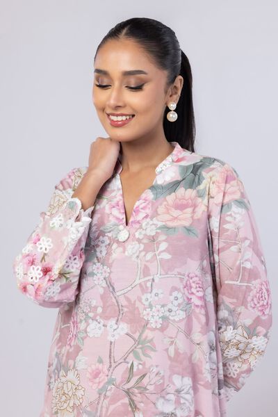 Embroidered | Dull Raw Silk | Kurta | GBP 30.00