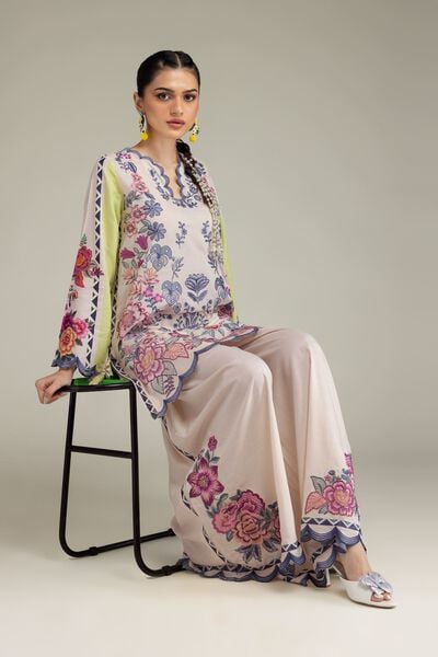 Embroidered | Raw Silk | Kurta | GBP 55.00