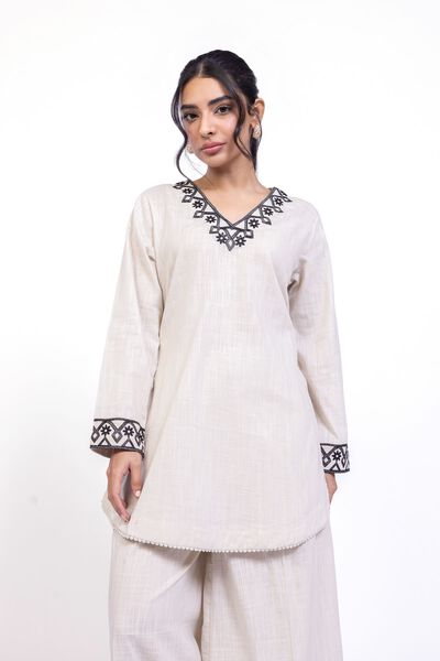 Embroidered | Heavy Textured Cotton | Kurta | GBP 20.00