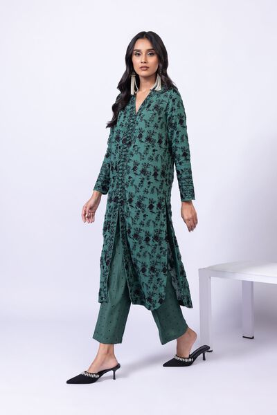 Embroidered | Viscose Oak Silk | Pants | GBP 9.00