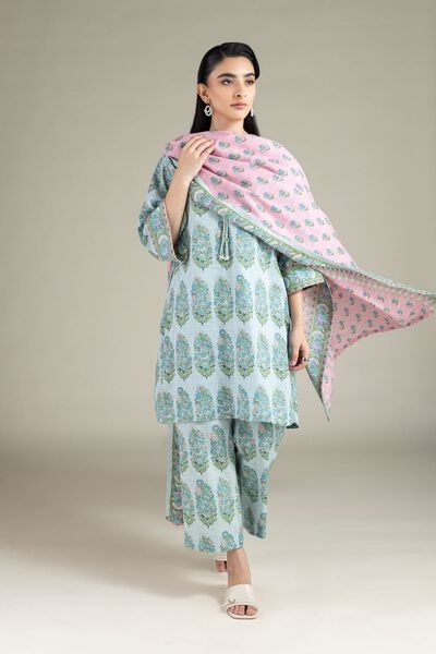 Printed | Textured Cotton | Dupatta | GBP 12.00
