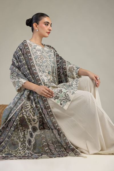 Embroidered | Mesuri | Floral Mesuri Dupatta | GBP 20.00