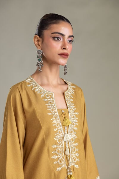 Embroidered | Heavy Blended Viscose | Long Viscose Kurta | GBP 65.00