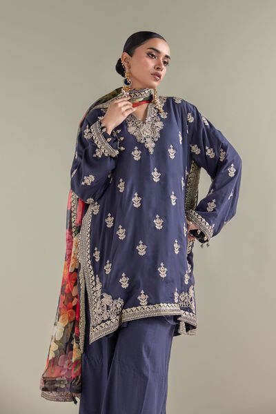 Embroidered | Chiffon | 3-piece Co-ord Set | GBP 130.00