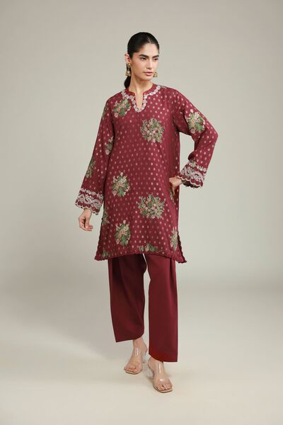 Embroidered | Jacquard | Fabrics 2 Piece | Top and Bottom | GBP 40.00