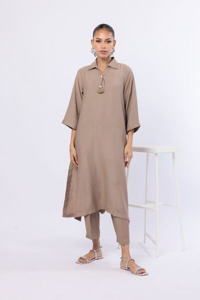 Dyed | Cotton Vortex Wrinkle | Kurta | GBP 20.00