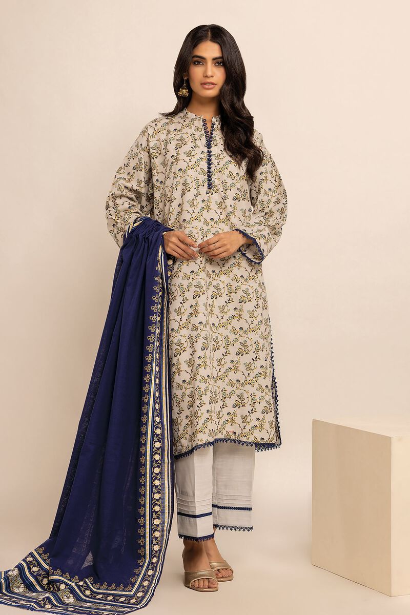 Printed | Khaddar | Fabrics 3 Piece | null