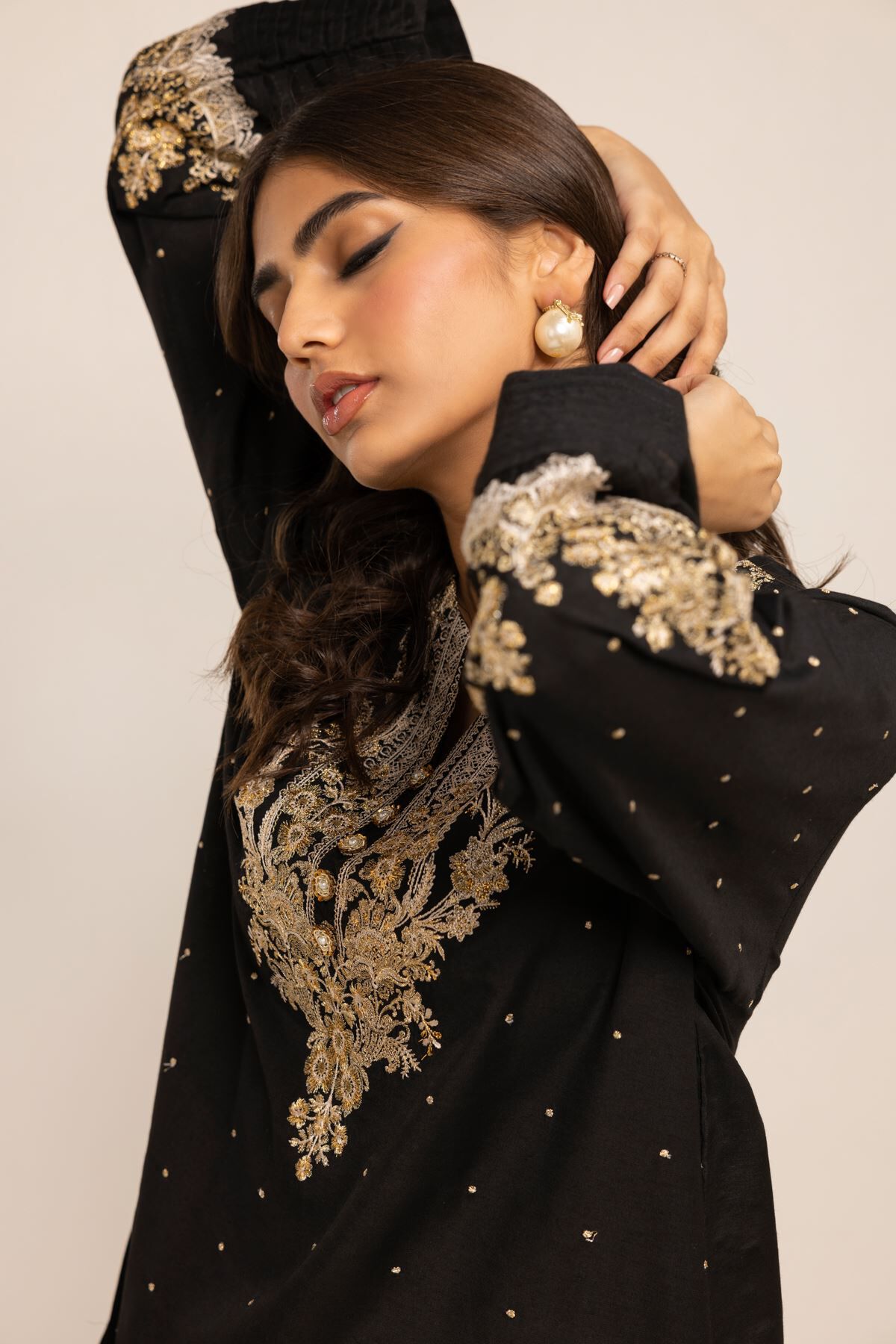 Khaadi velvet shirts hotsell