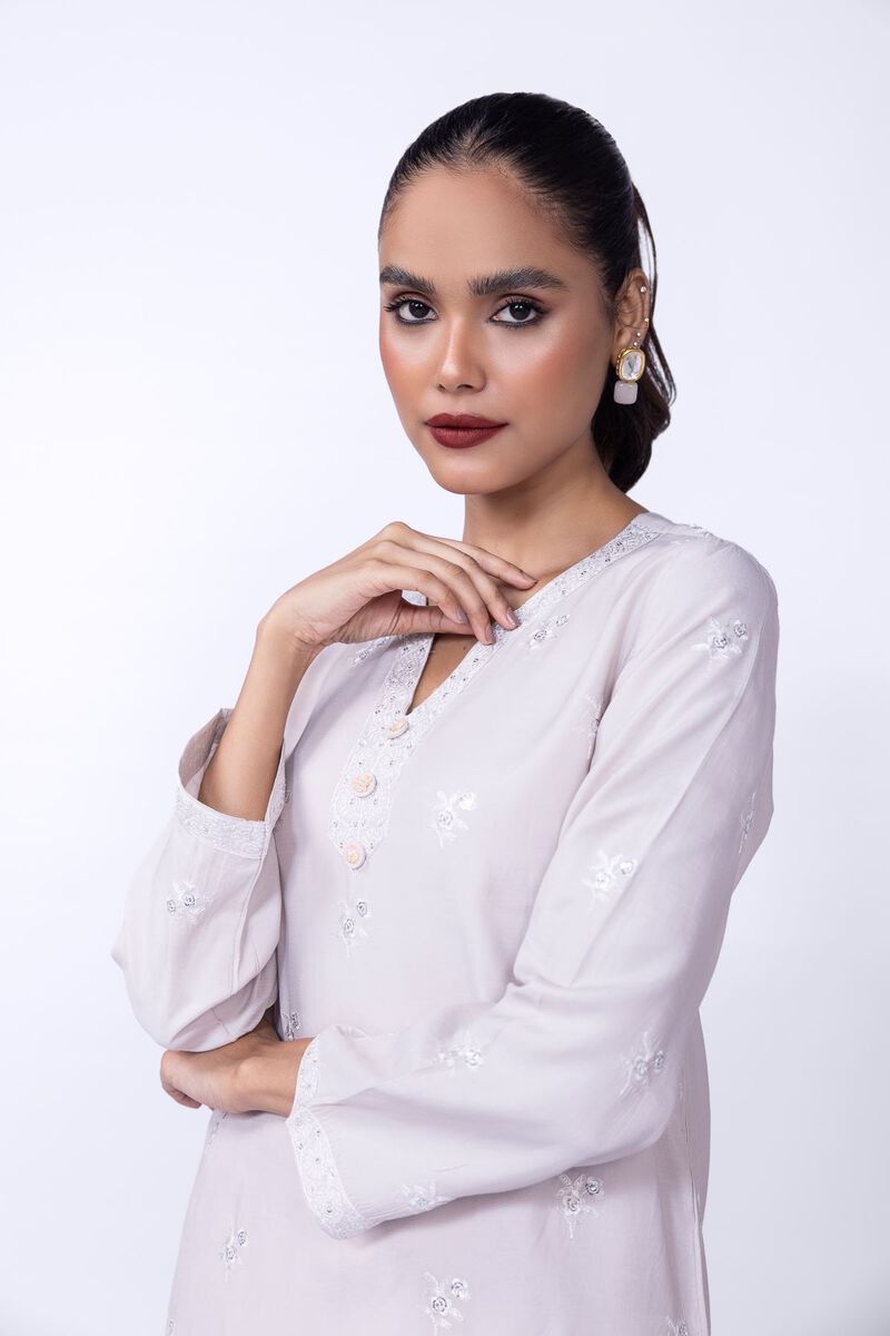 Embroidered | Russian Raw Silk | Kurta | GBP 12.00