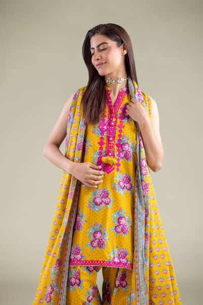 Embroidered | Cambric | Kurta | GBP 17.50