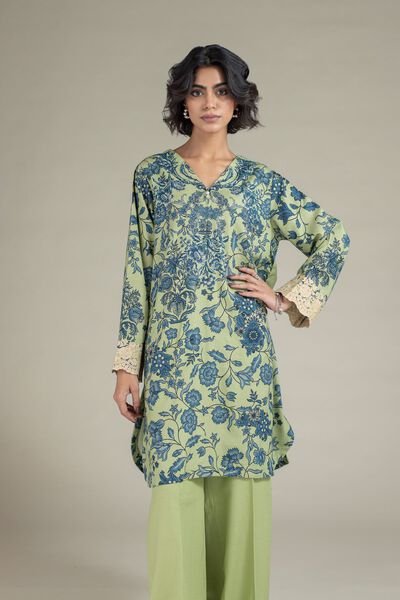Embroidered | Raw Silk | Kurta | GBP 25.00