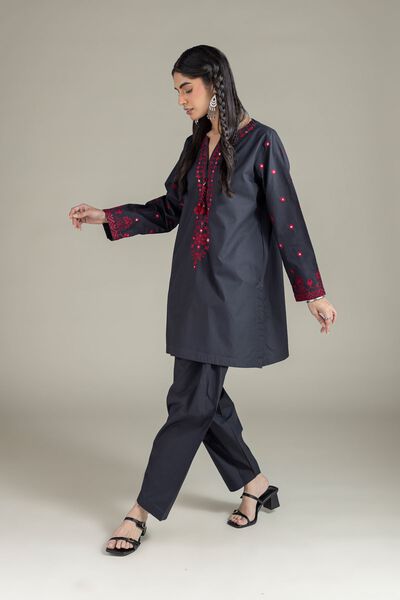 Embroidered | Poplin | Kurta | GBP 25.00
