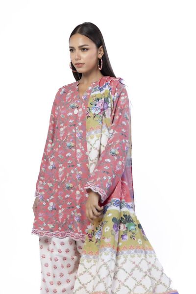 Embroidered | Blended Khaddar | Tailored 3 Piece | GBP 27.50