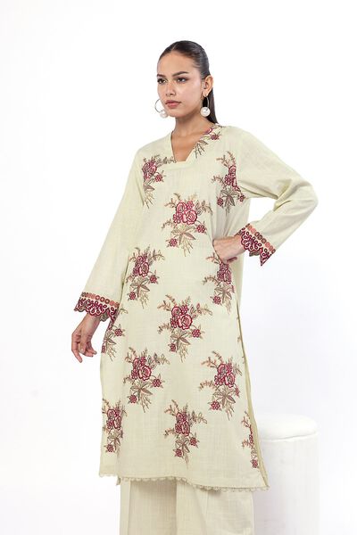 Embroidered | Crosshatch | Tailored 2 Piece | Top and Bottom | GBP 20.00