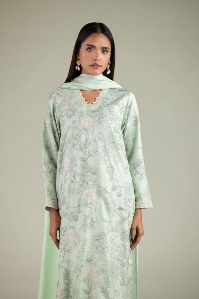 Embroidered | Raw Silk | Kurta | GBP 50.00