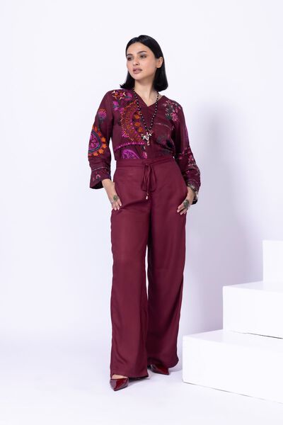 Dyed | Viscose Crepe | Trousers | GBP 6.00