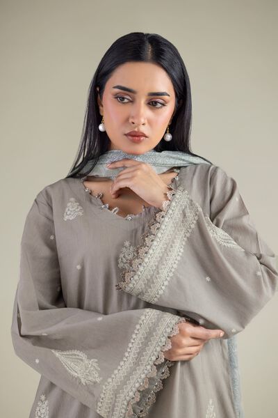 Embroidered | Cambric | Tailored Cambric Set | GBP 65.00