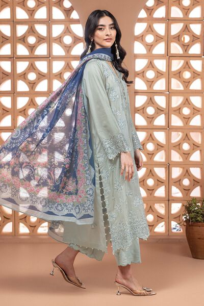 Cambric | Embroidered | Fabrics 3 Piece | GBP 27.00