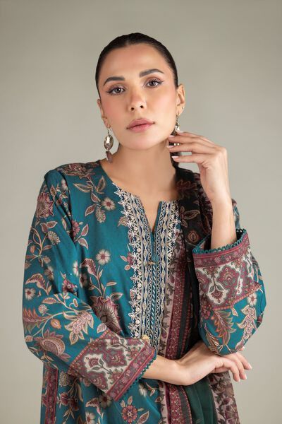 Embroidered | Cotton Dobby | Fabrics 3 Piece | GBP 28.00