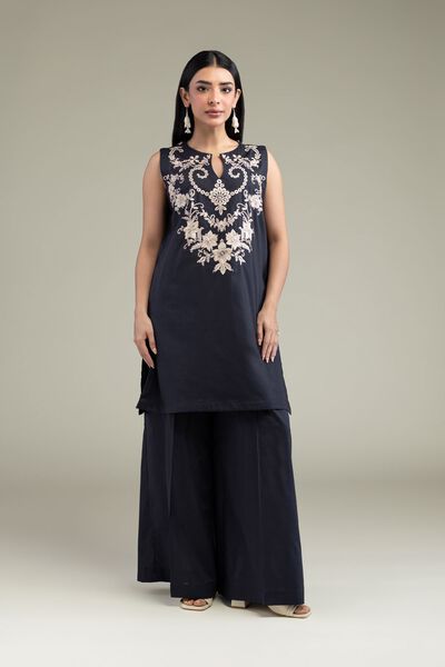 Embroidered | Cambric | Cambric Solid Pants | GBP 15.00