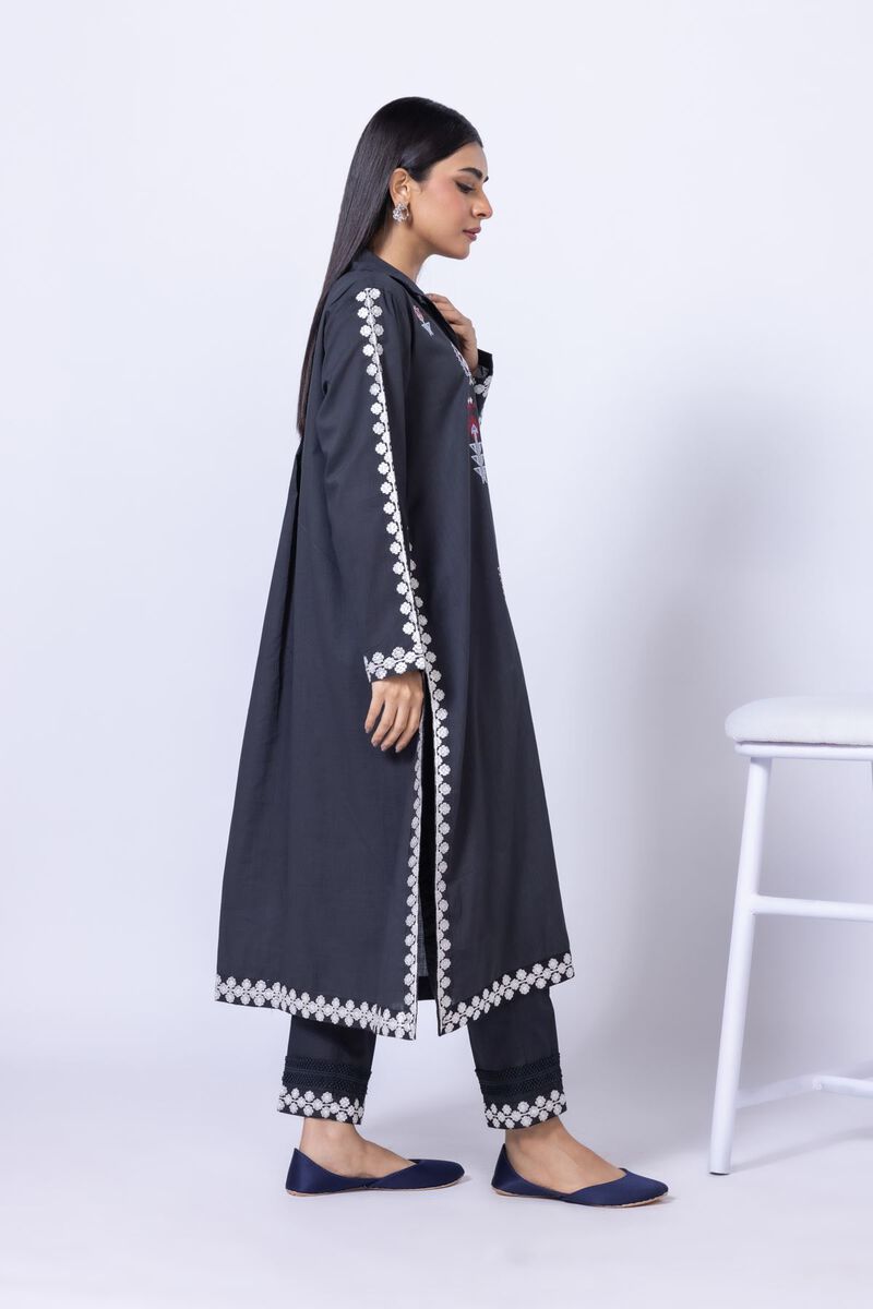 Embroidered | Crosshatch Poplin | Kurta | null
