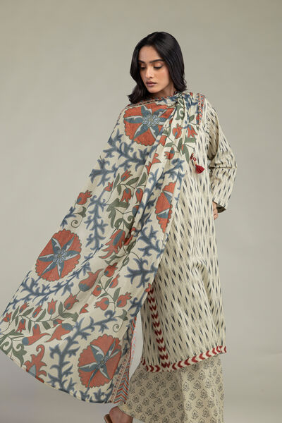 Printed | Lawn | Floral Lawn Dupatta | GBP 25.00