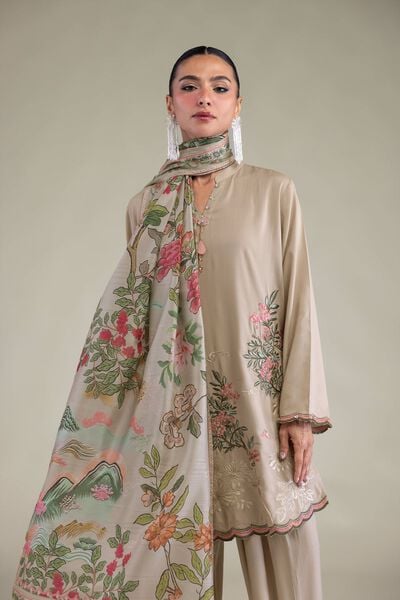 Embroidered | Raw Silk | Kurta | GBP 40.00