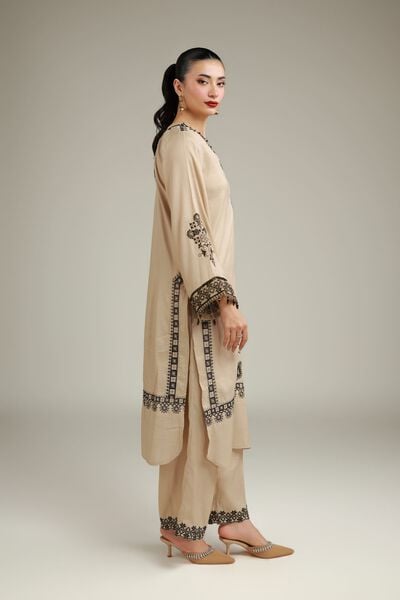 Embroidered | Raw Silk | Raw Silk Pants | GBP 30.00