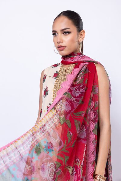 Embroidered | Bamber Chiffon | Dupatta | GBP 9.00