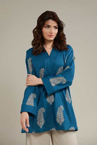 Embroidered | Cotton Crinkle | Kurta | GBP 40.00
