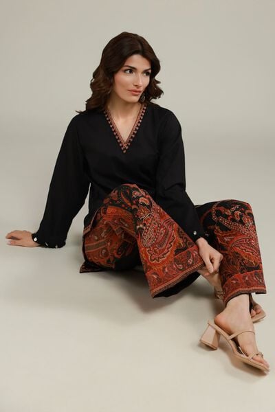 Embroidered | Cotton Crinkle | Kurta | GBP 30.00