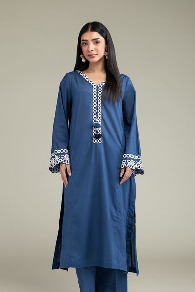 Embroidered | Cambric | Long Cambric Kurta | GBP 25.00