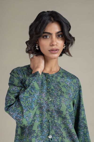 Printed | Raw Silk | Kurta | GBP 20.00