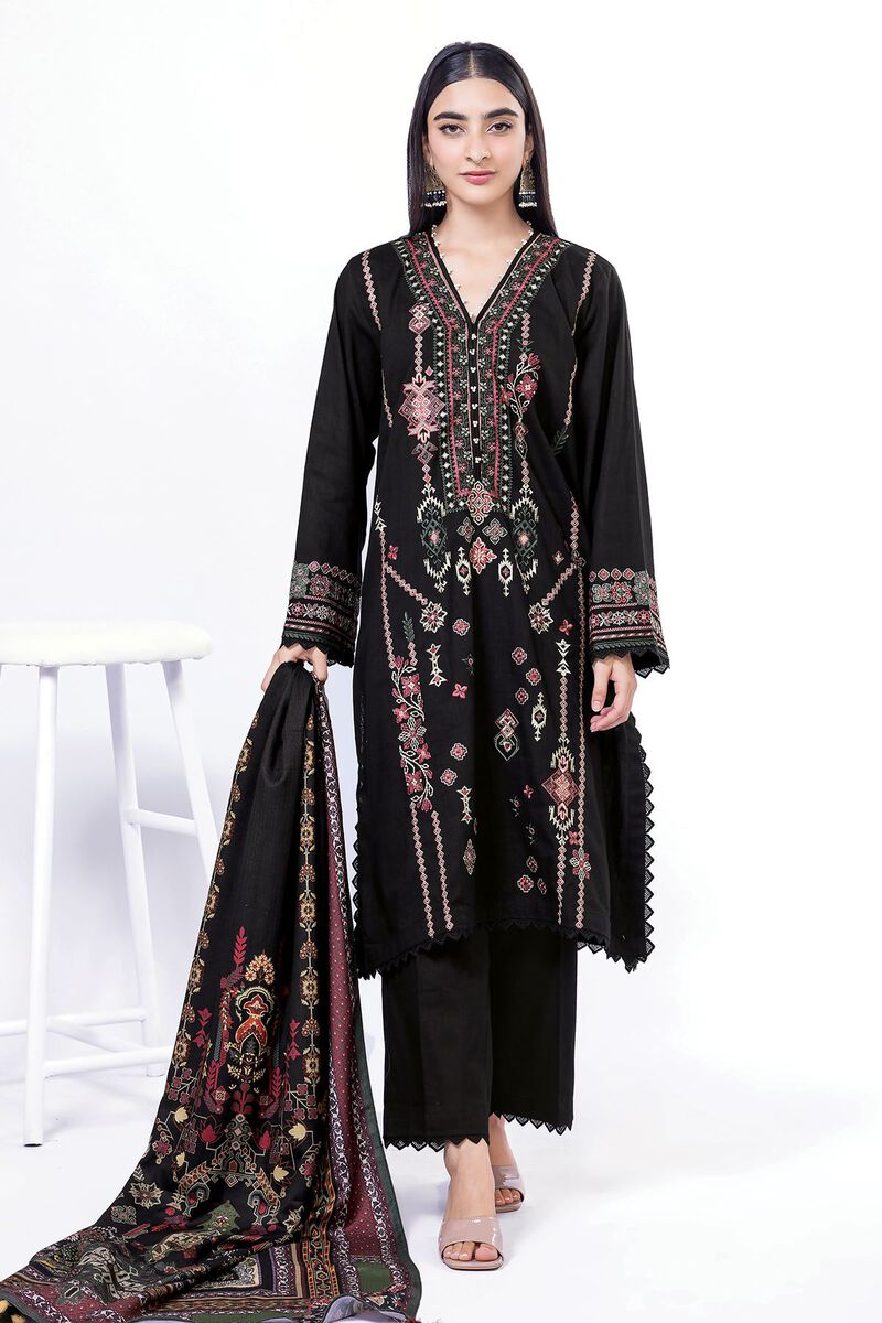 Embroidered | Crosshatch | Fabrics 3 Piece | null