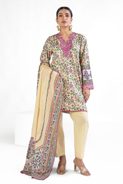Embroidered | Lawn | Fabrics 3 Piece | GBP 17.50