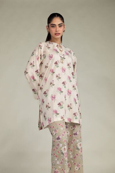 Printed | Cotton Viscose | Floral Short Kurta | GBP 35.00