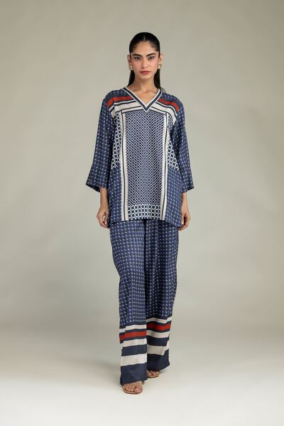 Embroidered | Viscose Crepe | Printed Viscose Trousers | GBP 14.00