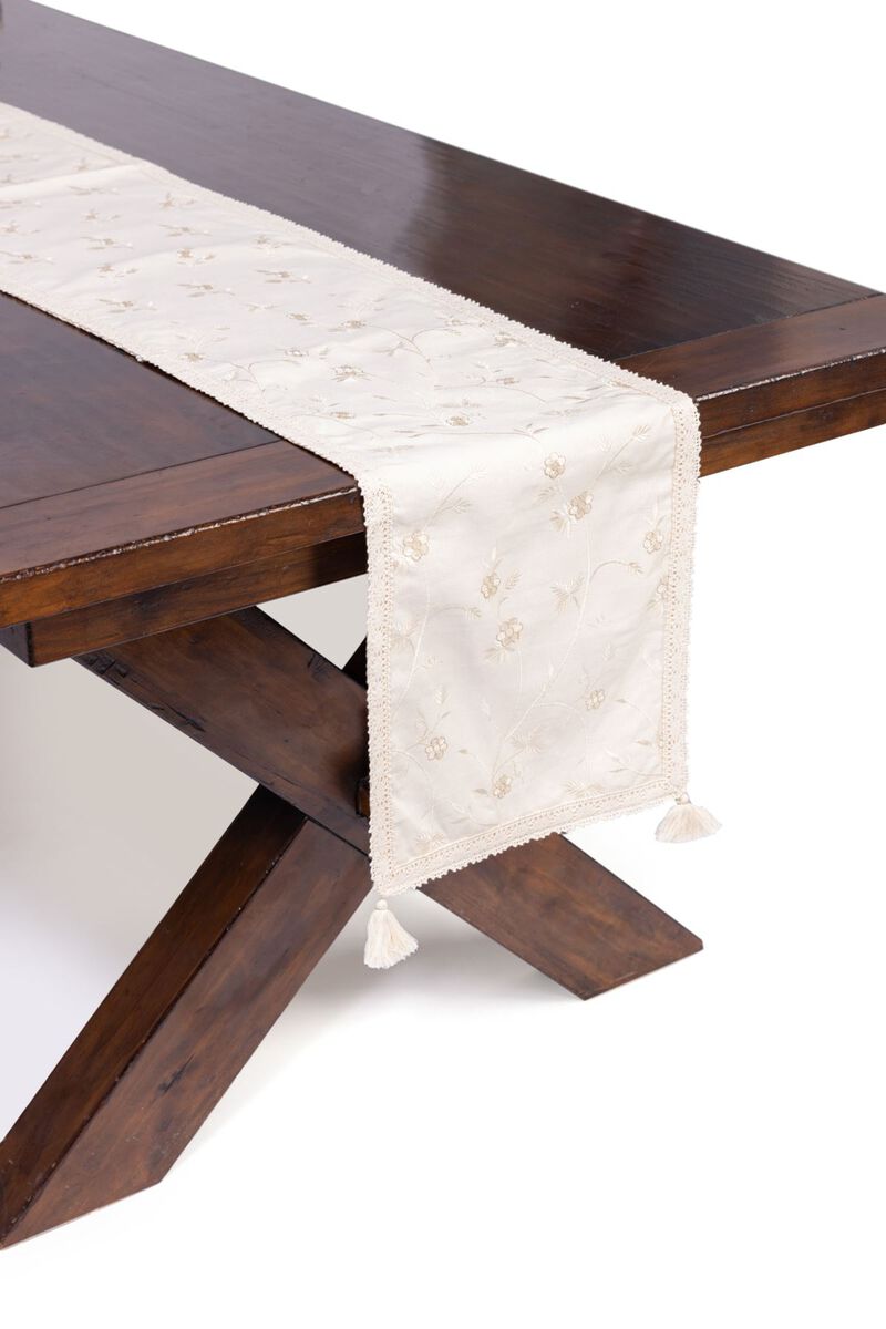 Cotton | Embroidered | Table Runner | GBP 6.00