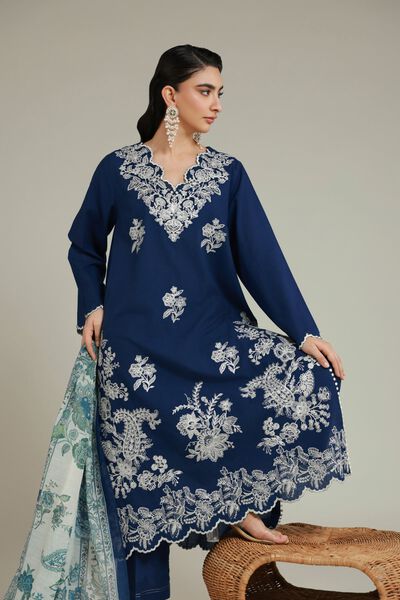 Embroidered | Cambric | Tailored 3 Piece | GBP 60.00