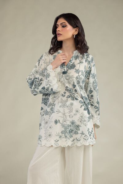 Embroidered | Lawn | Lawn V-Neck Kurta | GBP 25.00