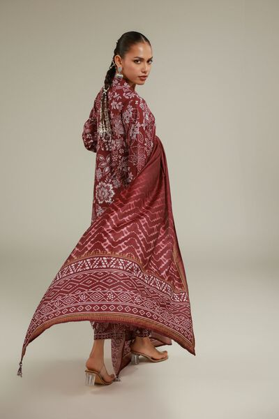 Embroidered | Polyester Silk | Geometric All-Season Dupatta | GBP 30.00