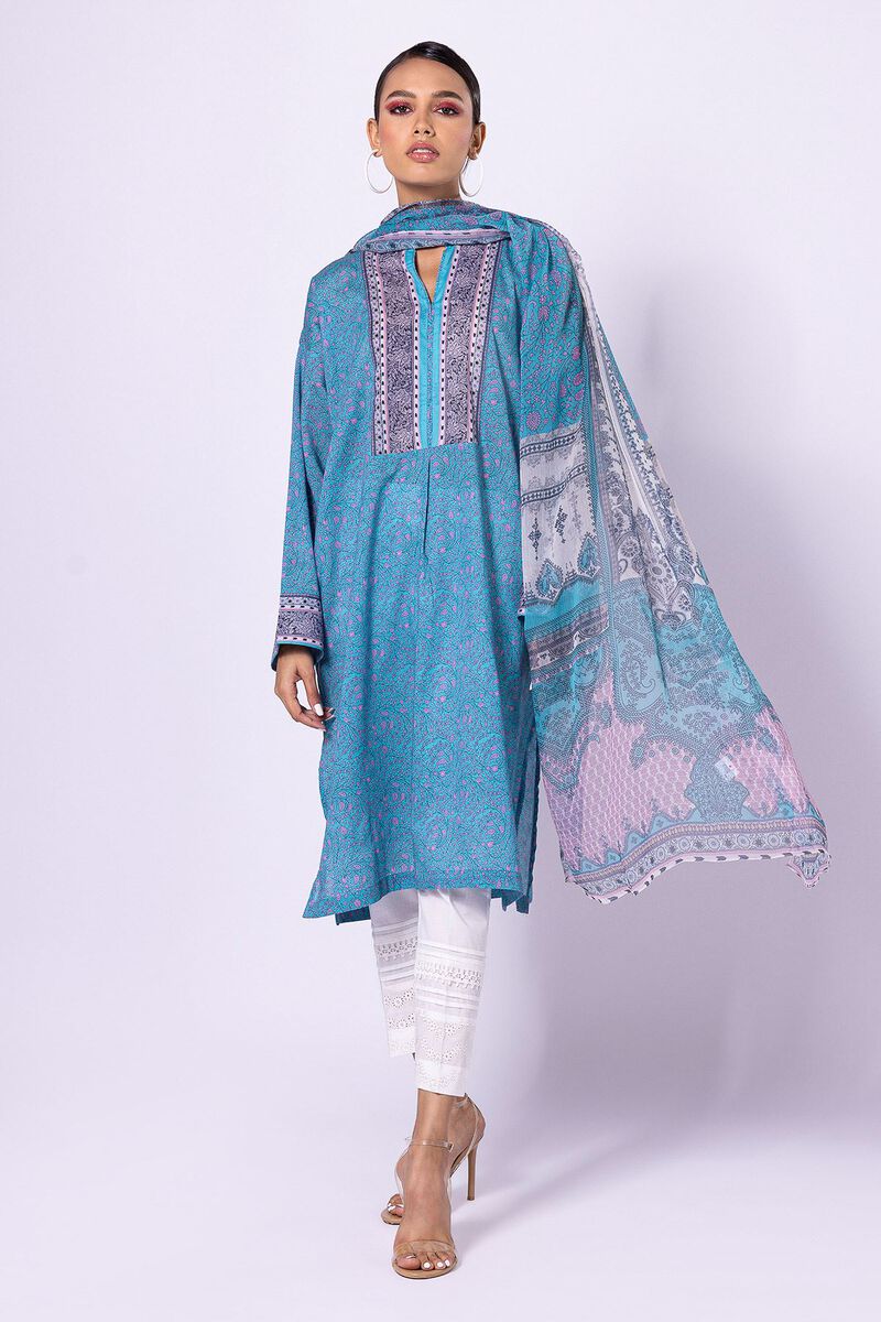 Lawn | Printed | Fabrics 2 Piece | Top Dupatta | null