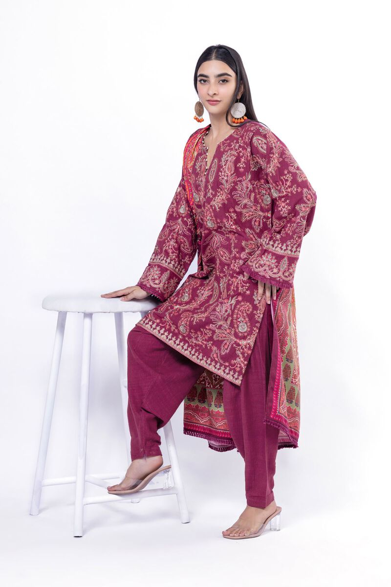 Embroidered | Khaddar | Fabrics 3 Piece | null