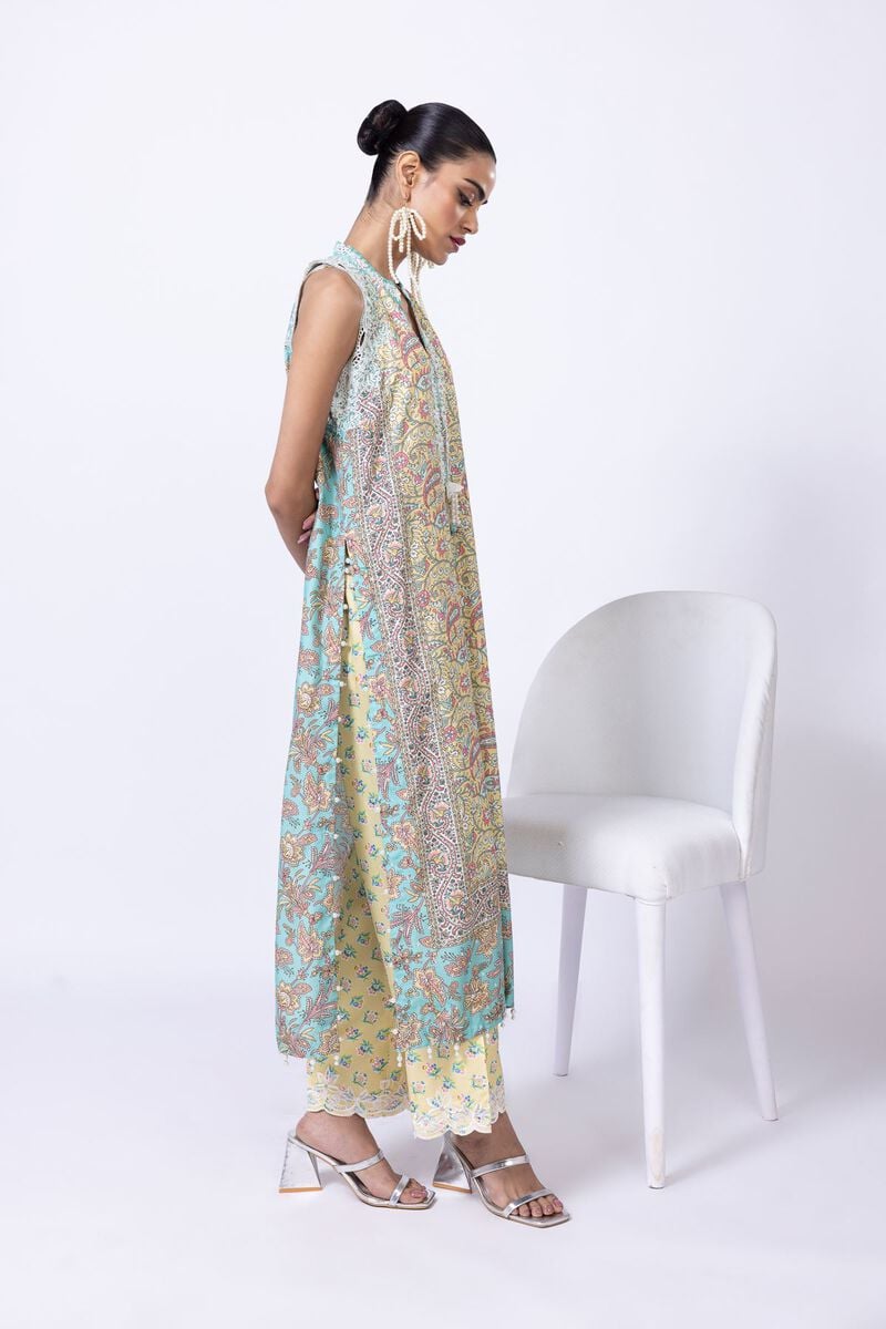 Embroidered | Viscose Oak Silk | Pants | GBP 8.00