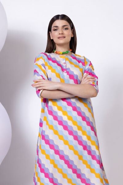 Printed | Crosshatch Poplin | Kurta | GBP 20.00