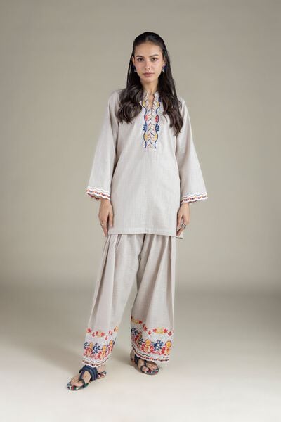 Embroidered | Heavy Textured Cotton | Shalwar | GBP 27.00