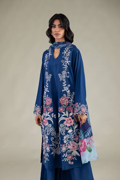Embroidered | Cambric | Cambric Tailored 3-Piece | GBP 75.00