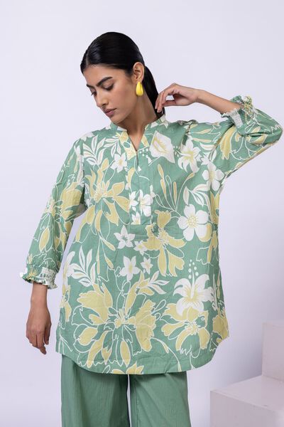 Printed | Ripple Crinkle | Kurta | GBP 10.00