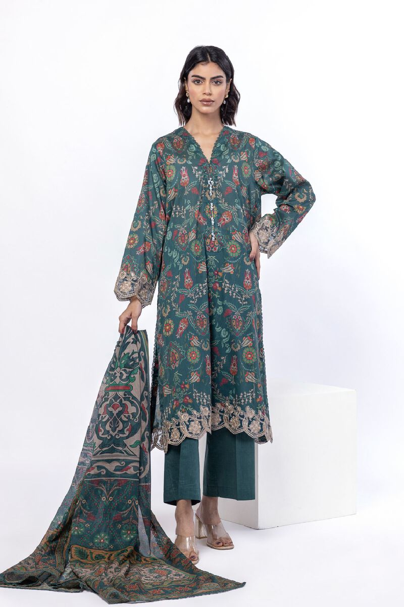 Embroidered | Lawn | Fabrics 3 Piece | null
